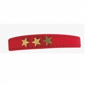 Leather Cat Collar for a Star - Rouge